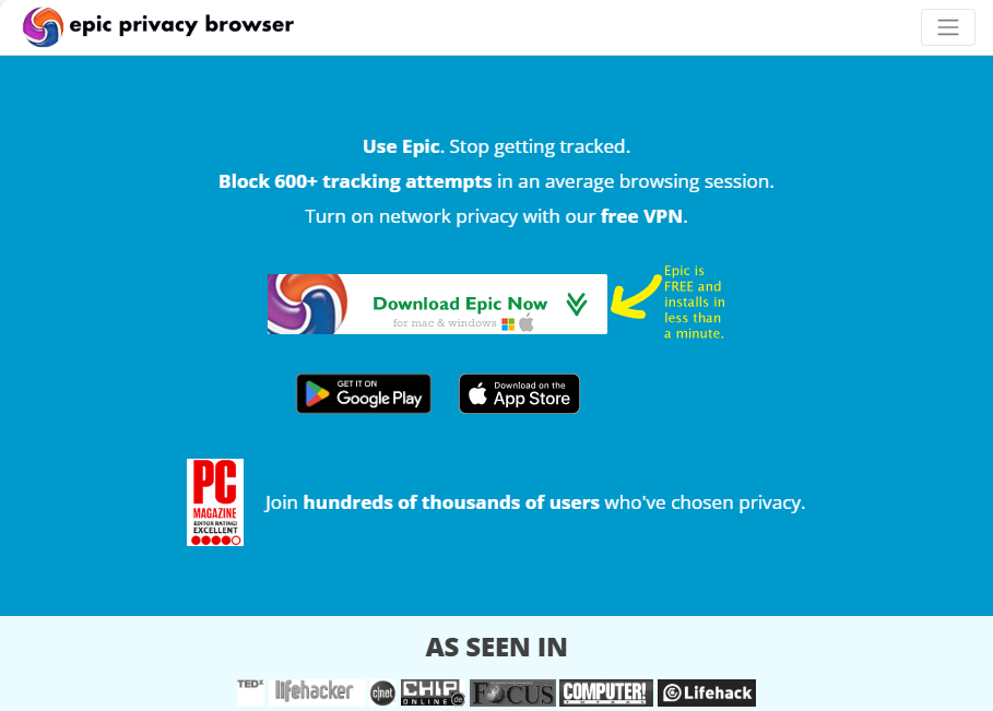 Epic Privacy Browser